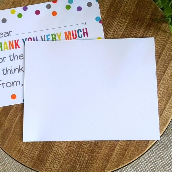 Fill in the Blank Thank You Note Cards - Picture 4 of 7